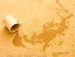 carpet coffee stain